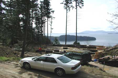 footings poured