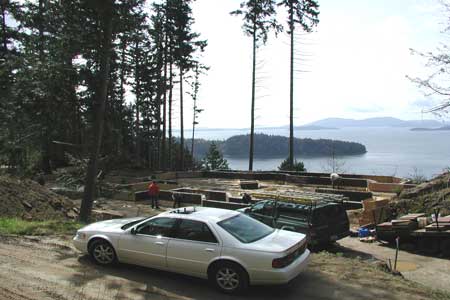 footings poured